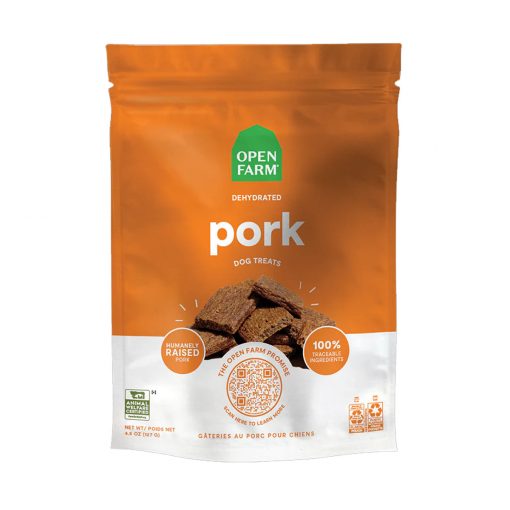 Open Farm Dehydrated Pork Dog Treat 127G