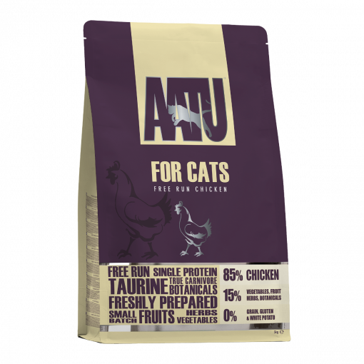 AATU Free Run Chicken Dry Cat Food 3kg 3KG
