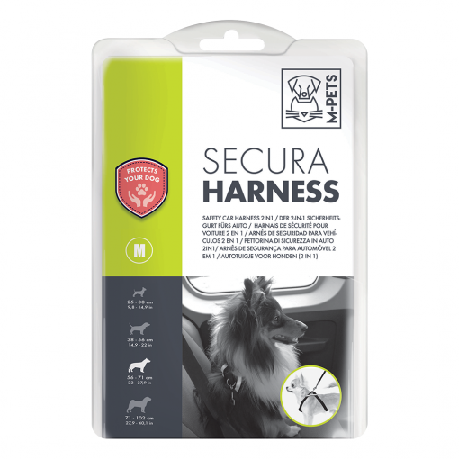 M-PETS Secura Safety Car Harness 2in1 M
