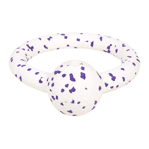 FOFOS Durable Puller with Ball Dog Toy White - Image 3