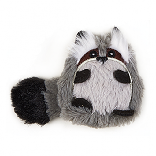 FOFOS Raccoon Floppy Crinkle Cat Toy - Image 2