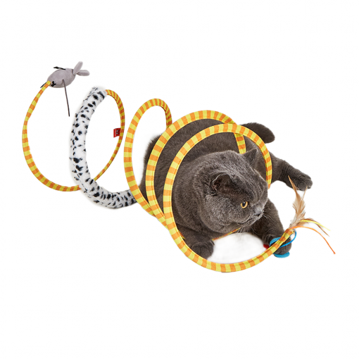 FOFOS Safari Spiral Tunnel Cat Toy - Image 3