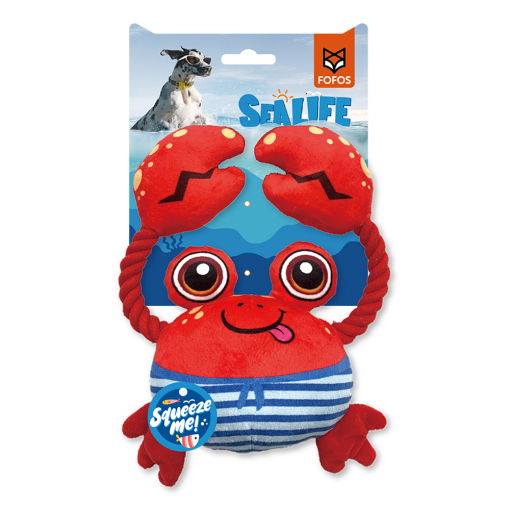 FOFOS Sealife Crab Dog Toy