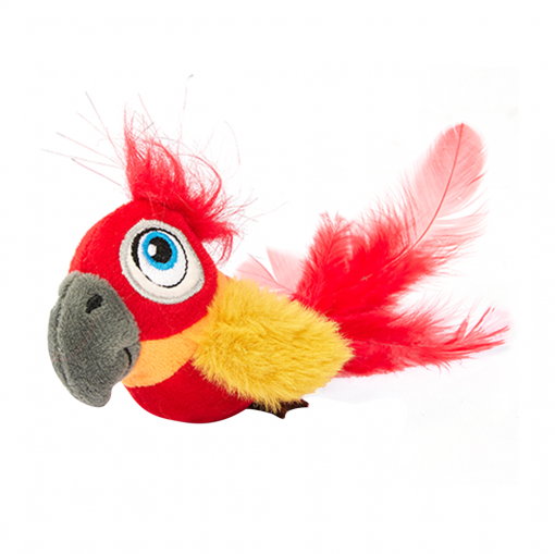 FOFOS Sound Chip Parrot with Catnip Balls Cat Toy - Image 3