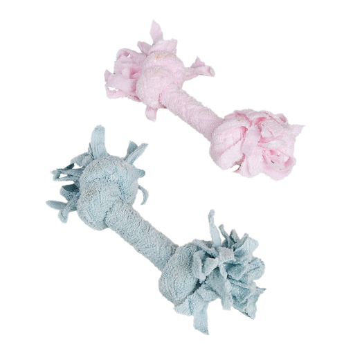 FOFOS Terry Rope 2 Knots Puppy Toy Assorted Display Box 16pcs - Image 2