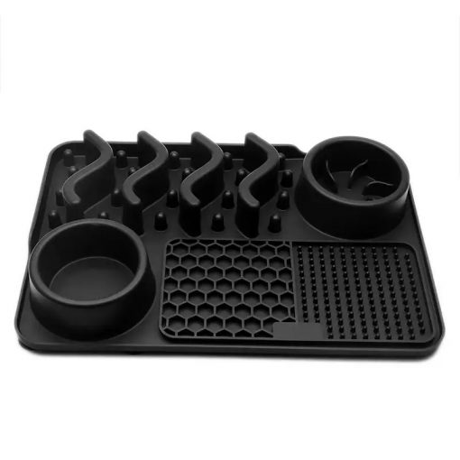 Ultimate Licky Sticky Mat "Buffet" Black SMALL 30x20cm