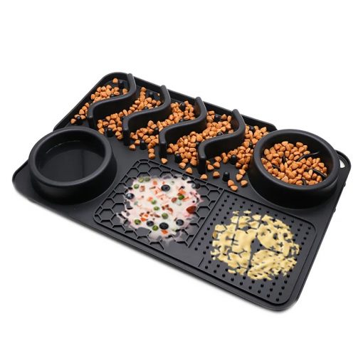 Ultimate Licky Sticky Mat "Buffet" Black SMALL 30x20cm - Image 2