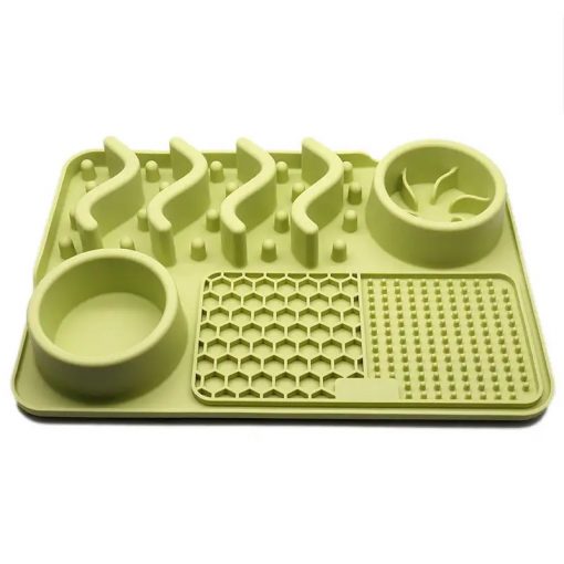 Ultimate Licky Sticky Mat "Buffet" Green - SMALL 30x20cm