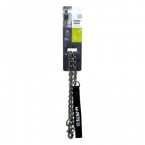 M-PETS Chain Leash 4 mm/120cm - Image 2