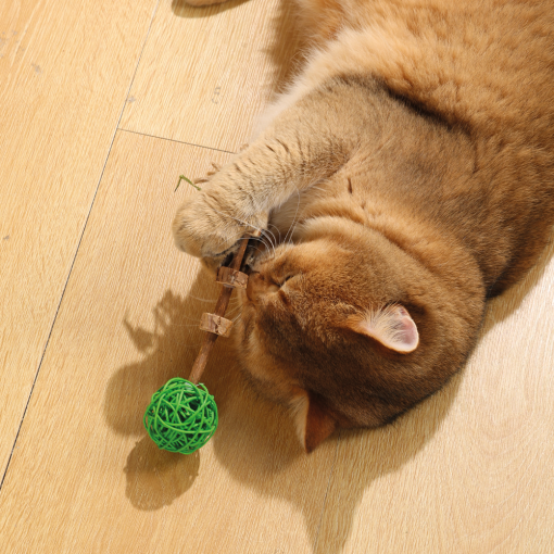 M-PETS Charmy Amulet Matatabi Green Catnip Cat Toy - Image 3