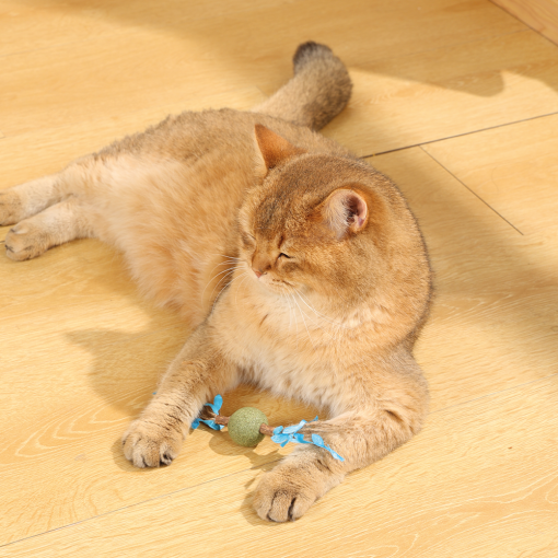 M-PETS Charmy Branch Blue Catnip Cat Toy - Image 2
