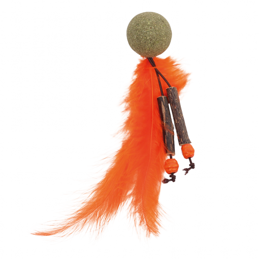 M-PETS Charmy Bugbear Orange Catnip Cat Toy - Image 2
