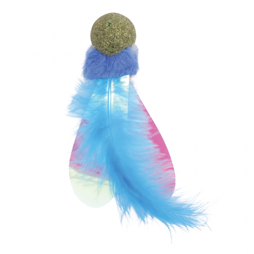 M-PETS Charmy Firefly Blue Catnip Cat Toy - Image 2