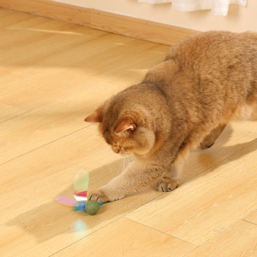 M-PETS Charmy Firefly Blue Catnip Cat Toy - Image 3