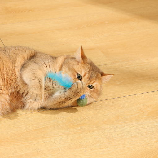 M-PETS Charmy Firefly Blue Catnip Cat Toy - Image 4