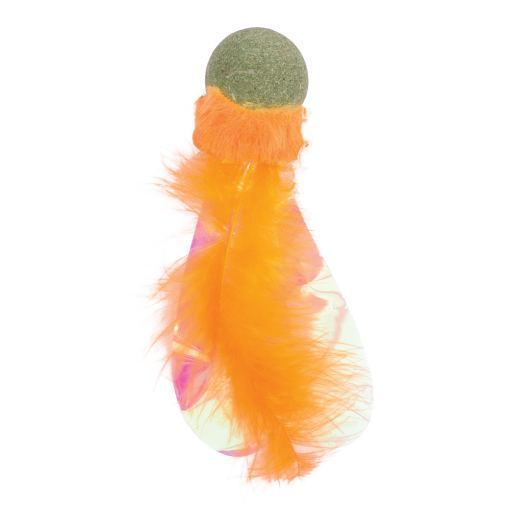 M-PETS Charmy Firefly Orange Catnip Cat Toy - Image 2