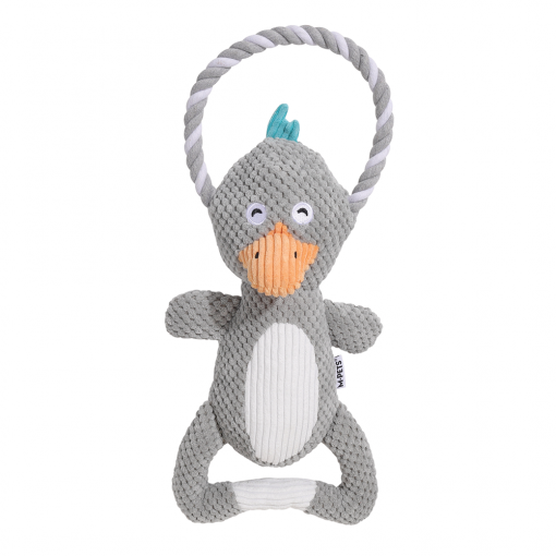 M-PETS Chewtopia Duck Dog Toy - Image 2