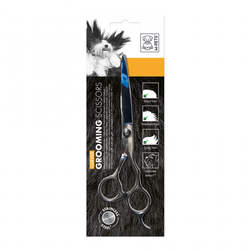 M-PETS Curved Grooming Scissors