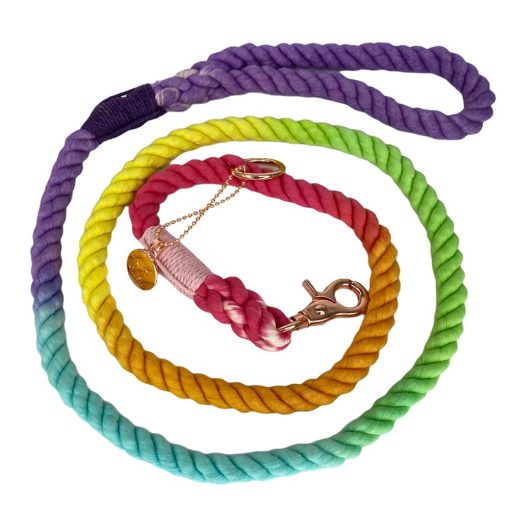 Unicorn Love Ombre Rope Leash 5ft - Image 3