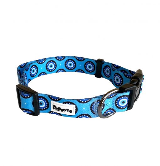 Pawsome - Turkish Eyes Dog Collar (Blue)
