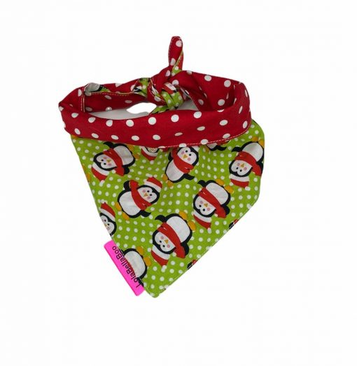 LolaBellaBoo – Penguin and Red Polka Bandana