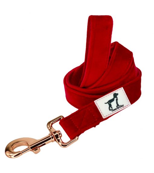 Velvet Leash Red Rose 1.2m