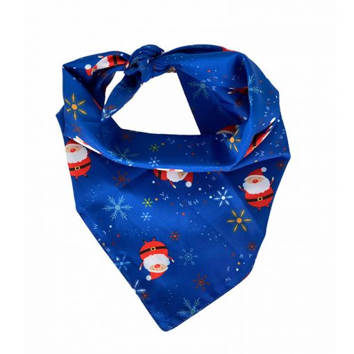 Christmas Petz Blue Santa Bandana 70cm