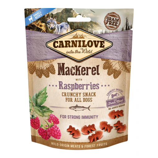 Carnilove Mackerel with Raspberries Crunchy Snack for Dogs 200g