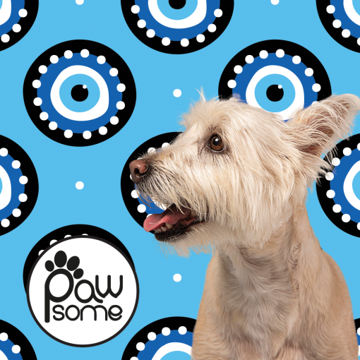Pawsome - Turkish Eyes Dog Collar (Blue) - Image 3