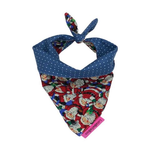 LolaBellaBoo – Santa and Blue Dots
